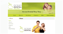 Desktop Screenshot of oceandental.com.au